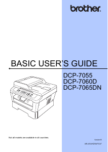 Manual Brother DCP-7055 Multifunctional Printer