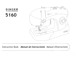 Manual de uso Singer 5160 Máquina de coser