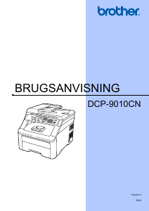 Brugsanvisning Brother DCP-9010CN Multifunktionsprinter