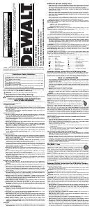 Manual DeWalt DW937 Reciprocating Saw