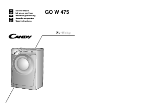 Bedienungsanleitung Candy GO W 475 Waschtrockner