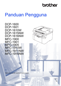 Panduan Brother MFC-1905 Printer Multifungsi