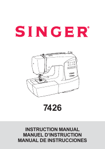 Manual de uso Singer 7426 Máquina de coser