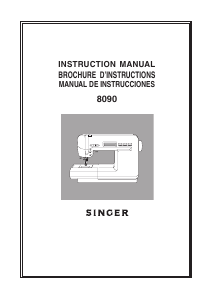 Manual de uso Singer 8090 Máquina de coser