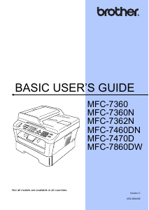 Handleiding Brother MFC-7860DN Multifunctional printer