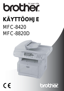 Käyttöohje Brother MFC-8420 Monitoimitulostin