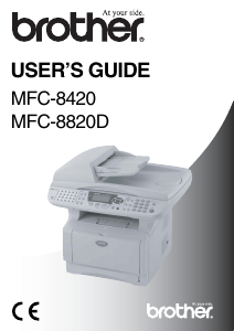 Manual Brother MFC-8420 Multifunctional Printer