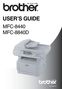 Manual Brother MFC-8440 Multifunctional Printer