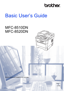 Manual Brother MFC-8520DN Multifunctional Printer