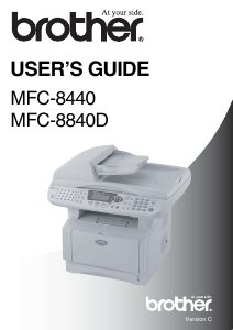 Manual Brother MFC-8840D Multifunctional Printer