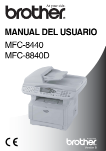 Manual de uso Brother MFC-8840D Impresora multifunción