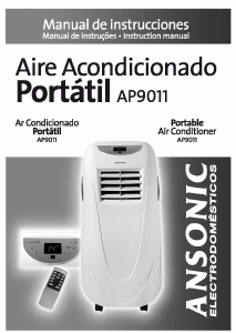 Manual de uso Ansonic AP 9011 Aire acondicionado