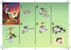 Bedienungsanleitung Lego set 5616 Mars Mission Mini Robot