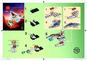 Manual de uso Lego set 5619 Mars Mission Halcón cristal