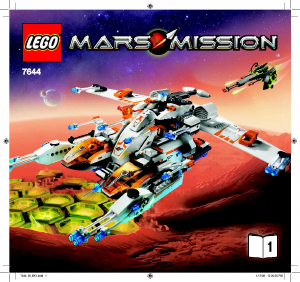 Manual de uso Lego set 7644 Mars Mission MX-81 nave supersónica