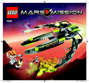 Manual de uso Lego set 7646 Mars Mission ETX infiltrado extraterrestre