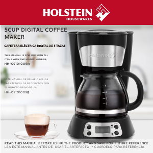 Manual Holstein HH-09101009B Coffee Machine