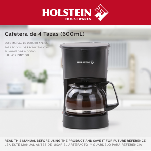 Manual de uso Holstein HH-09101010B Máquina de café