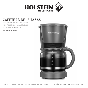 Manual de uso Holstein HH-09101006B Máquina de café