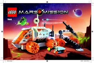 Bruksanvisning Lego set 7648 Mars Mission MT-21 mobil gruvmaskin
