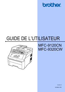 Mode d’emploi Brother MFC-9120CN Imprimante multifonction