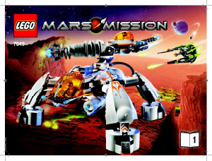 Bruksanvisning Lego set 7649 Mars Mission MT-201 ultra borr