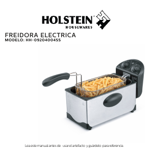 Manual de uso Holstein HH-09204004SS Freidora