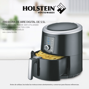 Manual de uso Holstein HH-09167001B Freidora
