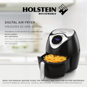 Manual Holstein HH-09114007B Deep Fryer