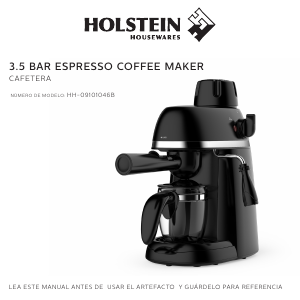 Manual de uso Holstein HH-09101046B Máquina de café espresso
