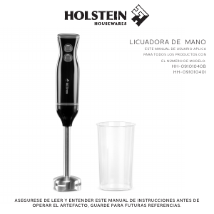 Manual de uso Holstein HH-09101040B Batidora de mano