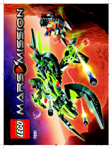 Bedienungsanleitung Lego set 7691 Mars Mission ETX Alien Mothership Assault