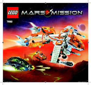 Manuale Lego set 7692 Mars Mission MX-71 recon dropship