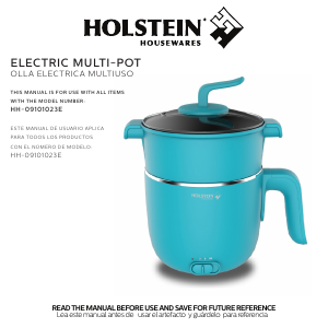 Manual Holstein HH-09101023W Multi Cooker