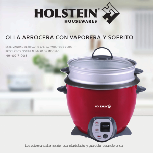 Manual de uso Holstein HH-09171003B Arrocera