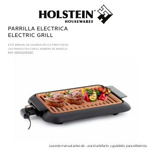 Manual de uso Holstein HH-09032002C Parrilla de mesa
