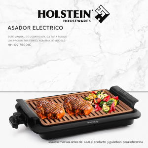 Manual de uso Holstein HH-09176001C Parrilla de mesa