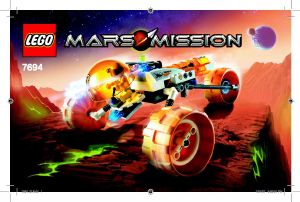 Manuale Lego set 7694 Mars Mission MT-31 trike