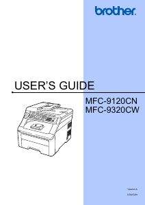 Manual Brother MFC-9320CW Multifunctional Printer