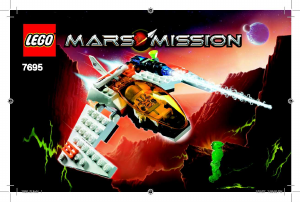 Manual de uso Lego set 7695 Mars Mission MX-11 caza