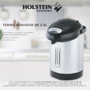 Manual de uso Holstein HH-09193001SS Dispensador de agua