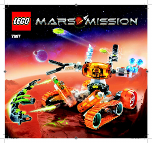 Bedienungsanleitung Lego set 7697 Mars Mission MT-51 Claw-Tank Ambush