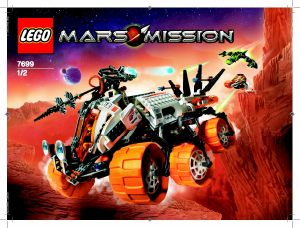 Bruksanvisning Lego set 7699 Mars Mission MT-101 bepansrade borrmaskin