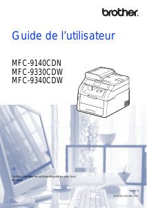 Mode d’emploi Brother MFC-9340CDW Imprimante multifonction
