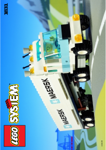 Handleiding Lego set 1831 Maersk Truck