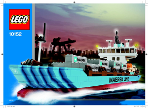 Bedienungsanleitung Lego set 10152 Maersk Container Schiff