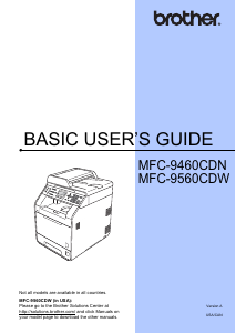 Manual Brother MFC-9460CDN Multifunctional Printer