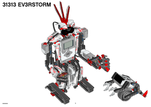 Hướng dẫn sử dụng Lego set 31313 Mindstorms Ev3rstorm