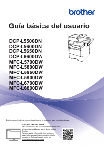 Manual de uso Brother MFC-L5700DW Impresora multifunción