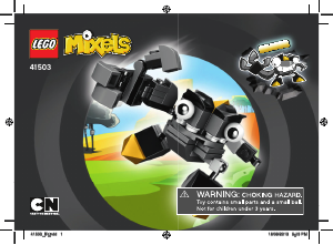 Brugsanvisning Lego set 41503 Mixels Krader